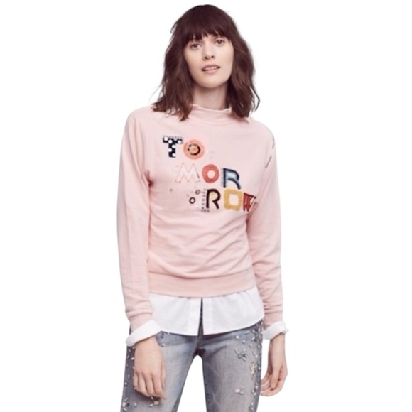 ANTHROPOLOGIE POSTMARK Sweatshirt - Picture 4 of 8